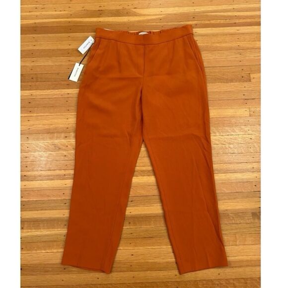 Babaton Atelier Orange Rust Conan Trousers Pants NWT 10